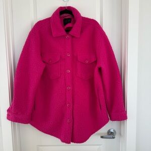 RD STYLE | pink teddy jacket